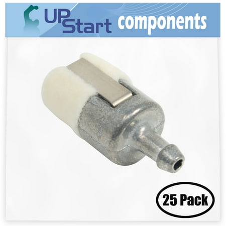 25-Pack 125-527 Fuel Filter Replacement for Echo PB-410 (03001001-03999999) Backpack Blower - Compatible with A369000460 Fuel Filter