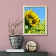 thumbnail image 3 of Designs ByLITA Chasing The Sun Floral, 8 x 10 Wooden Wall Print Inspirational (Framed) | Beautiful Flowers | Stylish Modern Decoration For The Home and Office, 3 of 3