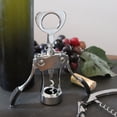 thumbnail image 3 of Sacacorchos de ala cromado premium Oneida® con empuñaduras negras suaves al tacto y abridor de botellas, 3 of 5