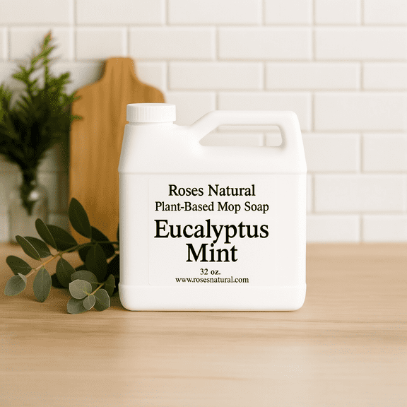 Plant-Based Mop Soap | Non-Toxic Floor Cleaner- Eucalyptus Mint