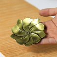 thumbnail image 4 of Decorative Incense Burner Mini Incense Holders Brass Heat-resistant Bases with Multiple Holes for Sandalwood Incense Burning, 4 of 5