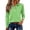 Green#10722GG, variant on Hearthz Womens Polo Shirt 3 Button Women's Long Sleeve Shirts Relaxed Fit Solid Color T Shirts for Women Uniform Tops for Women Khaki XL