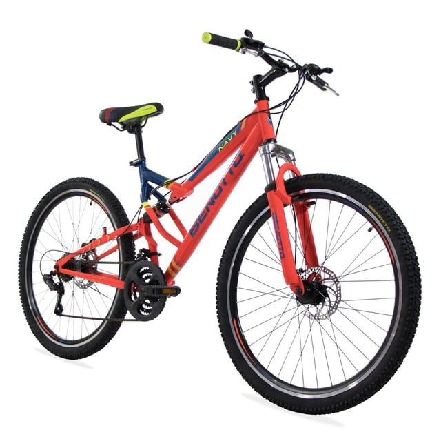 Bicicleta BENOTTO Navy R27.5 21V Shimano Doble Disco naranja Unico