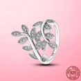 thumbnail image 1 of Gran oferta, anillo de plata 925 apilable con corazón infinito y flor de Margarita para mujer, anillos originales de plata 925, regalo de joyería de marca Tan Jianjun unisex, 1 of 2