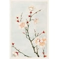 thumbnail image 2 of Morikaga, Megata 13x18 White Modern Wood Framed Museum Art Print Titled - Plum branches with blossoms, 2 of 4
