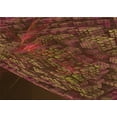 thumbnail image 1 of Ahgly Company Tapis d'Intérieur Lavables en Machine, Rectangle Transitionnel Brun Acajou, 5' x 8', 1 of 7
