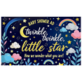 thumbnail image 2 of Twinkle Little Star Themed Baby Shower Banner Clouds Rainbows Stars Background Party Decorations Baby Shower Decors Photography Props Party Supplies, 2 of 7