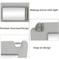 thumbnail image 3 of Left Driver And Right Passenger Side Sun Visor For Toyota Highlander 2004-2007, OE:74320-48260-A0, Sun Visor Replacement Parts For Car-beige-Pairs, 3 of 6