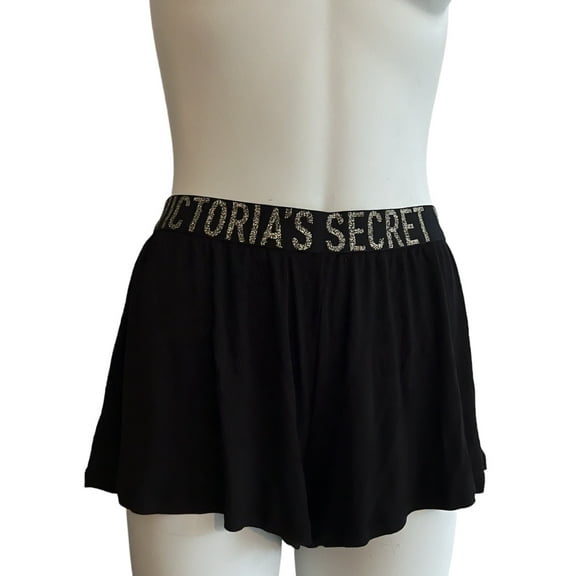 Victoria’s Secret Sleep Shorts Pajama Bottom Sleepwear PJ S Small Black New with Tag