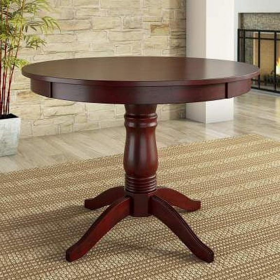 Lexington 42 Round Dining Table, Antique Berry Red