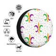 thumbnail image 4 of Balery Mardi Gras Carnival1 Cubiertas para Neumáticos - Protector Resistente para Neumáticos de Camioneta, SUV, Remolque, Camper y RV-15 inch, 4 of 6