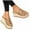 Coffee, variant on Mostsola Slippers for Women Open Toe Espadrilles Platform Sandals Wedges Heels Fashion Beach Shoes