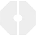 thumbnail image 4 of 14"OD x 3"ID x 5 1/2"C x 1"P Westin Architectural Grade PVC Contemporary Ceiling Medallion, Two Piece, 4 of 11