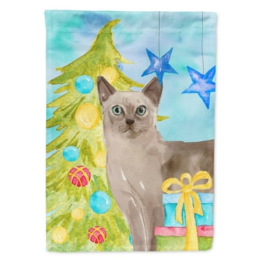 Carolines Treasures CK3131GF Tonkinese Christmas Presents Flag Garden Size  Small multicolor