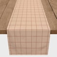 thumbnail image 2 of Creative Products Faded Pink Grid 16 x 90 Cotton Twill Table Runner, 2 of 3