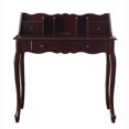 thumbnail image 1 of ACME 92985 Maral Writing Computer Hutch Top Home Office Desk, Espresso, 1 of 6