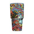 thumbnail image 1 of MightySkins Skin Compatible With Yeti 30 oz Tumbler - Acid Trippy | Protective, Durable, and Unique Vinyl Decal wrap cover | Easy To Apply, Remove, and Change Styles | Made in the USA, 1 of 2