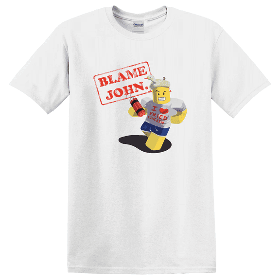 Gaming Blame John Team Gamer Squad Design T-Shirt
