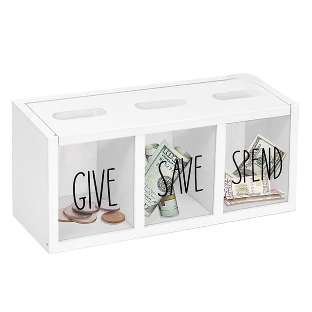 Youkk Smart Financial Skills Development Wooden Childrens Savings Box And Expenditures. Laundry Room type+3