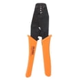 thumbnail image 1 of Alicates de crimpado de trinquete Sincero Herramienta manual para crimpar cables mango naranja 0,5-6 mm 20-10 AWG, 1 of 8