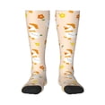 thumbnail image 2 of Picia Women Crew Soft Moisture-wicking Socks Cute Duck And Flower Pattern Design Cotton Socks, One Size fit All, 2 of 9