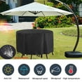 thumbnail image 4 of Large Round Waterproof Garden Patio Furniture Cover Table Outdoor Rattan Y1F2, 4 of 9