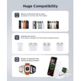 thumbnail image 4 of ETEPEHI 3 in 1 Charging Station - 2026 Foldable Wireless Charger Compatible for iPhone 17/16/15/14/13/12 Plus Pro Max, iWatch & AirPods, White, 4 of 6