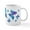 White, variant on CafePress - Electric Blue Butterfly Dance Mug - 11 oz Ceramic Mug - Novelty Coffee Tea Cup