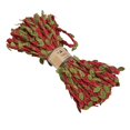 thumbnail image 4 of 1 rollo de 10 m de cuerda de cáñamo de hojas verdes, lavable, resistente al sol, para manualidades, guirnalda decorativa de cuerda de cáñamo de múltiples hilos, color rojo, 4 of 9