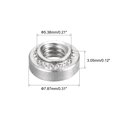 thumbnail image 2 of Unique Bargains Écrous Auto-Fermants,8-32x0.12 Pouces Écrou Rivet en Acier Inoxydable Tête Ronde Attache de Montage en Métal 50 Pcs, 2 of 5