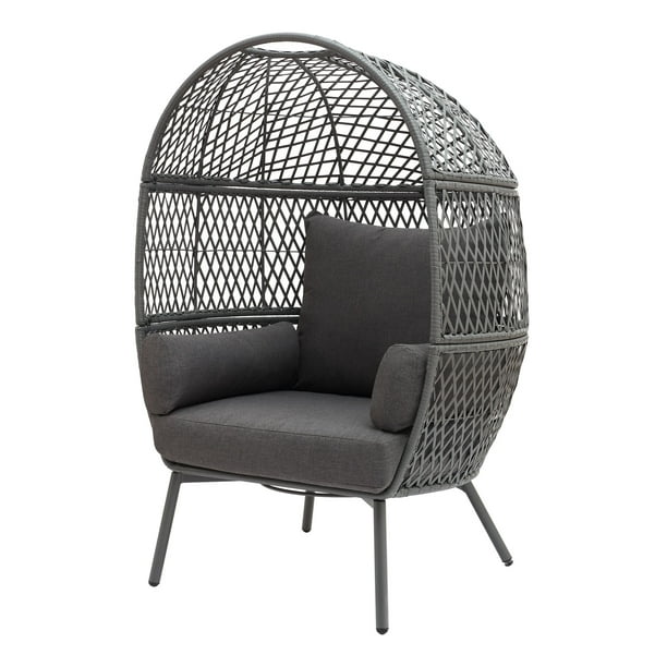 Better Homes & Garden Ventura Steel Stationary Wicker Egg Chair