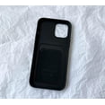 thumbnail image 5 of Wallet Phone Case Compatible with iPhone 12 Mini, Card Slot Design, Simple Color Purse Protective Business Case Hard Back Covers (Black, iPhone 12 Mini), 5 of 14