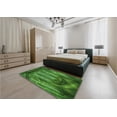 thumbnail image 5 of Ahgly Company Machine Washable Indoor Round Transitional Deep Emerald Green Area Rugs, 8' Round, 5 of 7