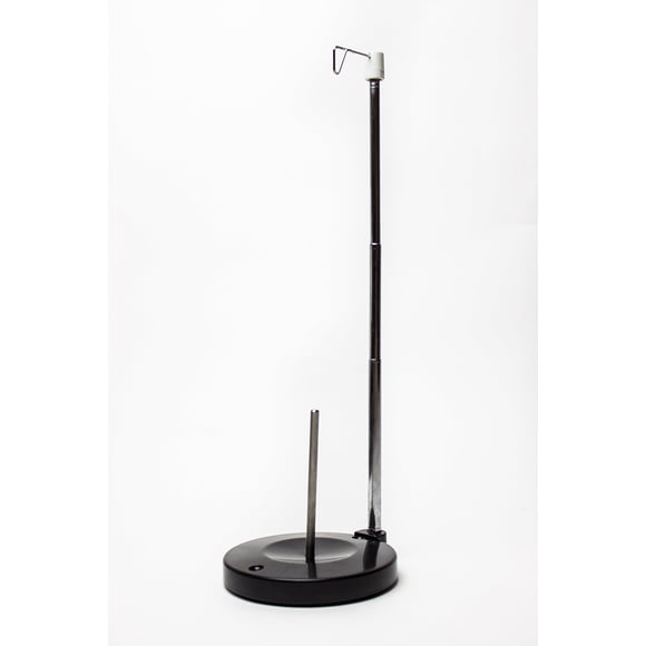 Portacarrete De Hilo Único Ajustable Embroidex - Soporte O Soporte Para Hilo De Coser O Acolchar De Bordado Independiente - Garantiza Una Alimentación Más Suave = Base De Plástico Pesado