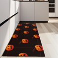 thumbnail image 4 of Black Halloween Pumpkins Kitchen Rug Mat,Kitchen Runner Rugs Non Skid Washable,Decorative Kitchen Floor Mats for Kitchen,Sink,Laundry,17"X47", 4 of 5