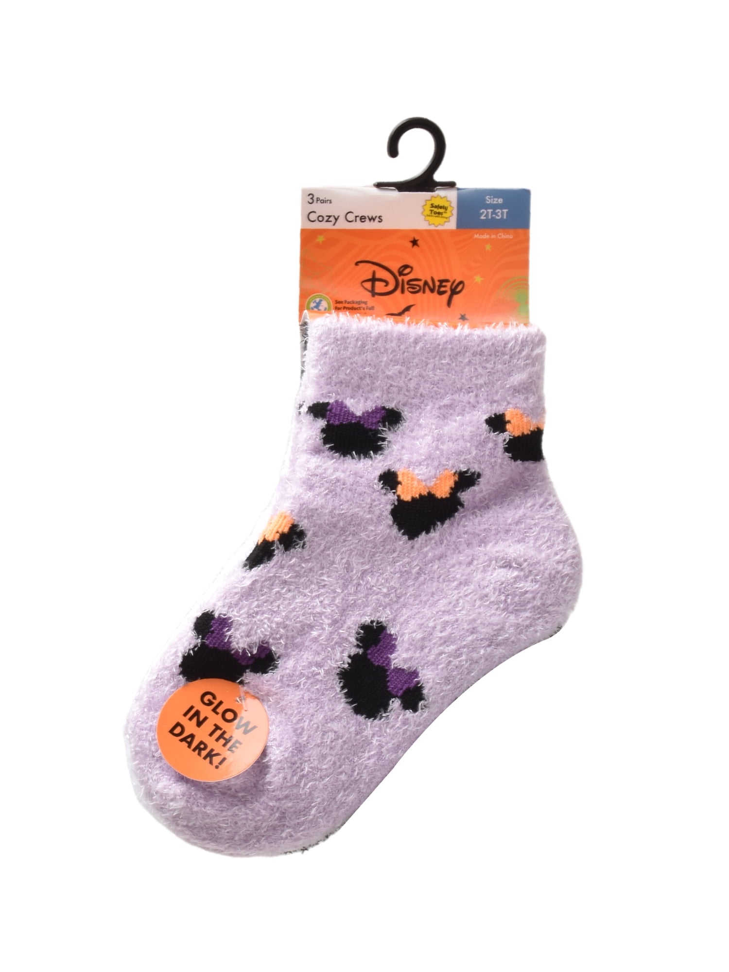 Character Halloween Cozy Quarter Socks, 3- Pack, Sizes 12M- 5T