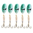 thumbnail image 2 of 5 uds Señuelos Spinnerbait de pesca kusrkot Cebos giratorios de Metal, 2 of 8