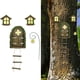 thumbnail image 4 of Puerta y ventanas de hadas, decoración exterior de jardín de hadas en miniatura, accesorios de jardín de hadas en miniatura con micropaisaje DIY Zulema Ventanas de puerta de hadas, 4 of 8
