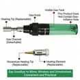thumbnail image 7 of Portable Butane Soldering Iron Pen - Mini Cordless Soldering Torch for Welding, Jewelry, Electronics Repair & DIY Projects, Rechargeable Gas Soldering Tool Kit (1-Pack), 7 of 7