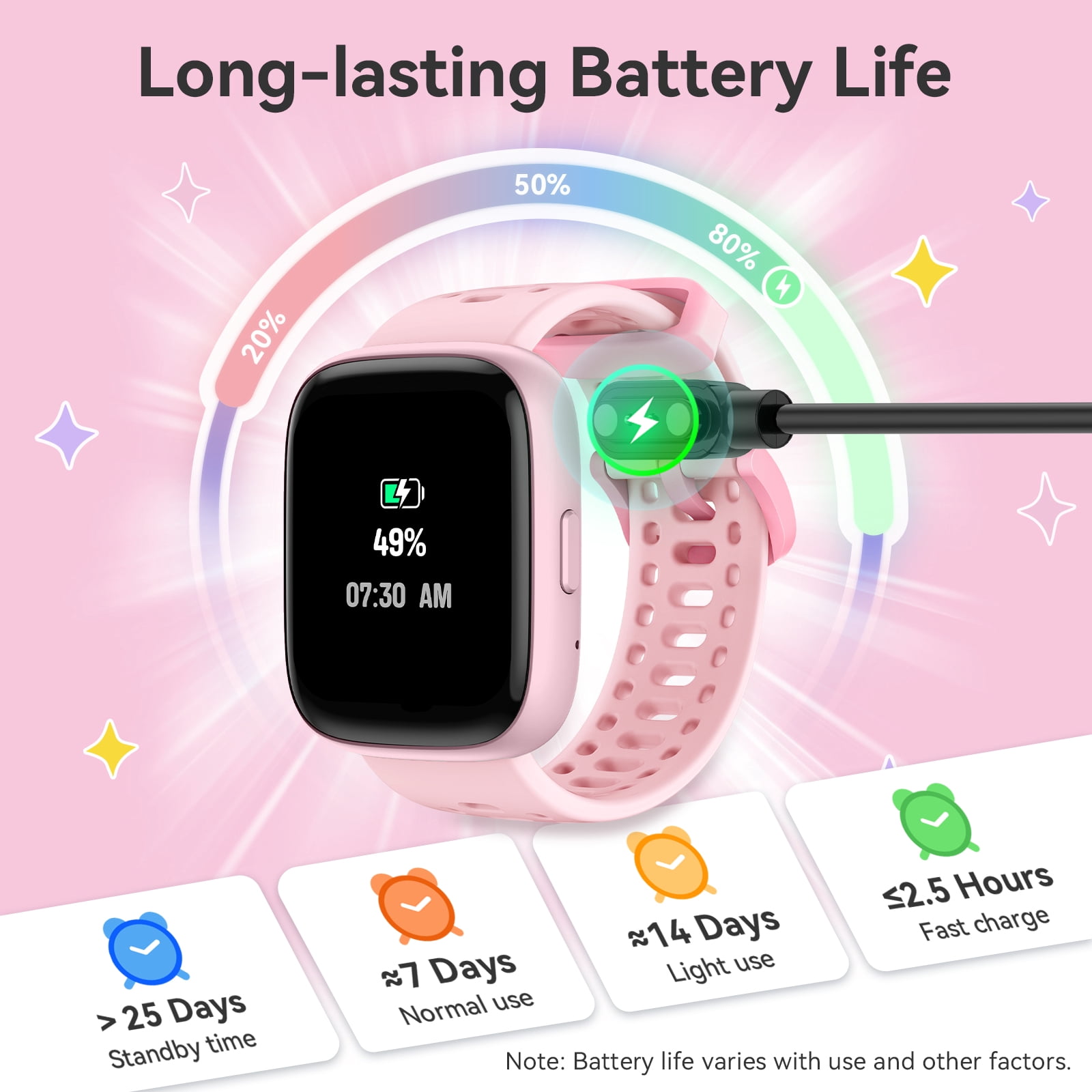 2026 Cillso Smart Watch for Kids with Find My, 1.83" HD Touch Screen, BLE5.3, IP68 Waterproof, Multiple Sports Modes, Activity Tracker Pedometer,Ideal Gift