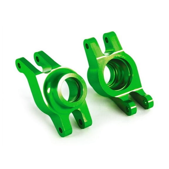 Traxxas 8952G Carriers, Stub Axle (Green-Anodized 6061-t6 Aluminum) (Rear) (2)