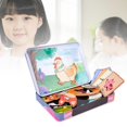thumbnail image 3 of figatia Creative Imagination Magnetic Puzzles with Cards Montessori Development Educational Thinking Logical Jigsaw Toy Play Set Gift for Kids - Animals, 3 of 8
