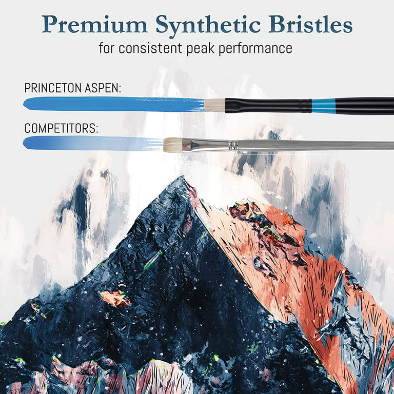 Princeton Aspen, Series 6500, Synthetic Paint Brush for Acrylics