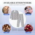 thumbnail image 7 of KLL Cute Sloth Sleepwear Mens Flannel Pajamas,Long Cotton Pj Set, 7 of 7