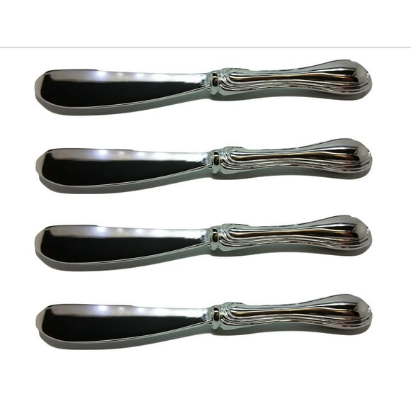 Heim Concept Ensemble de Couteaux Pate à Bordure Argentée, 5.25 Pouces
