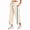 Beige, variant on Carlikeit Women's Wide Leg Track Pants 2026 Lightweight Baggy Y2K Pants with Contrast Stripes Drawstring Elastic Waist Casual Parachute Trousers