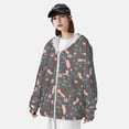 thumbnail image 4 of Haiem Hedgehogs and Flowers1 UPF 50+ Fishing Shirts for Men Long Sleeve UV Sun Protection Hoodie Non-Mask Outdoor Hiking Shirts, 4 of 8