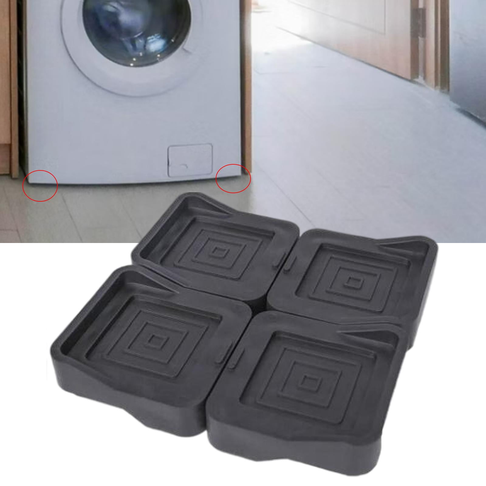 4Pcs Vibration Washer Feet Pads Shock Absorption Noise Reduction Stable Washing Machine Base Skid Wear Resistant Universal Durable
