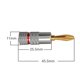 thumbnail image 3 of 20 piezas de conector banana chapado en oro de 24 K, conector banana de 4,5 mm con bloqueo de tornillo para conectores de altavoz de audio Bl, 3 of 5