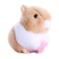 thumbnail image 2 of Juguete de lujoso con cola que gira la cola giratoria de dibujos animados de peluche decoración realista para el hogar para niños adolescentes Hámster, 2 of 8